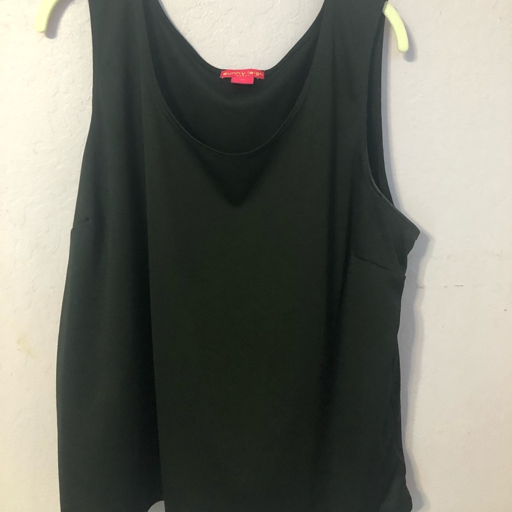 Black tank top